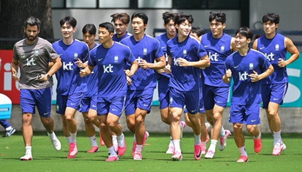 【虎震美加墨】未受输球影响,韩国队以轻松心态完成恢复训练